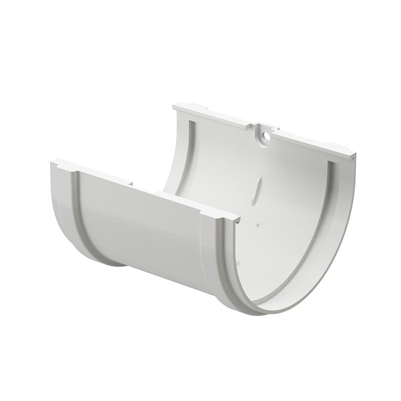 Соединитель-желобов-белый