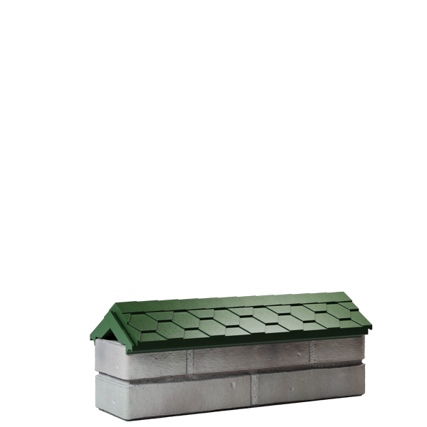 Парапет everest 500x180 зелённый