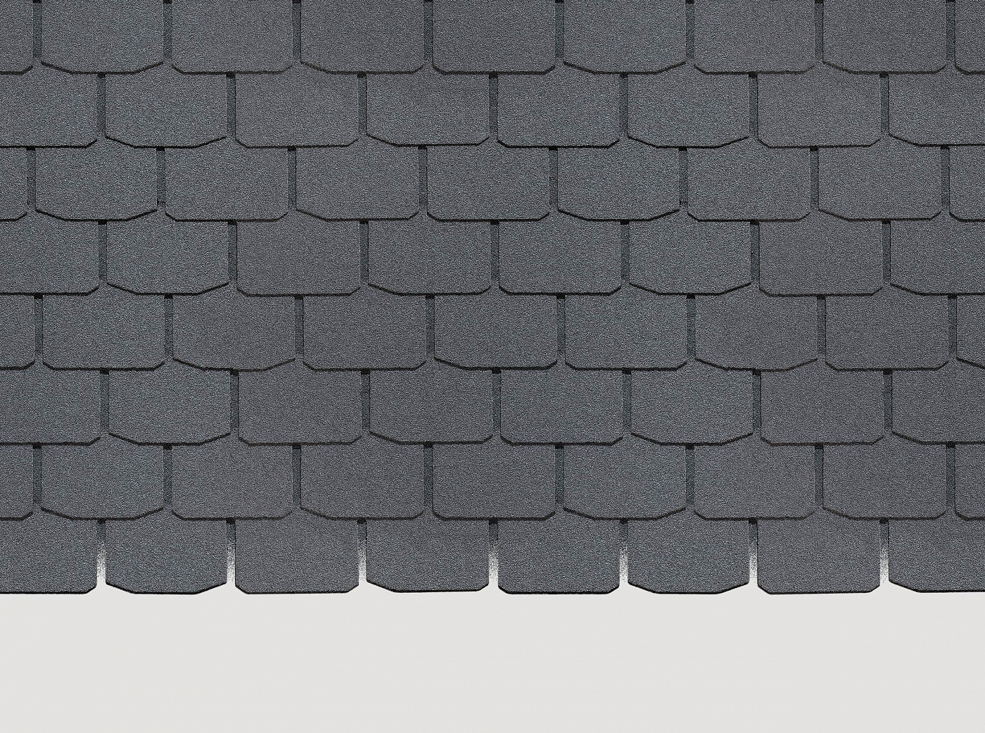Гибкая черепица Döcke PIE, STANDARD Крона Серый (3,1 м2)