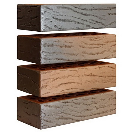 Клинкерный кирпич 1 НФ Флеш Антик Магма