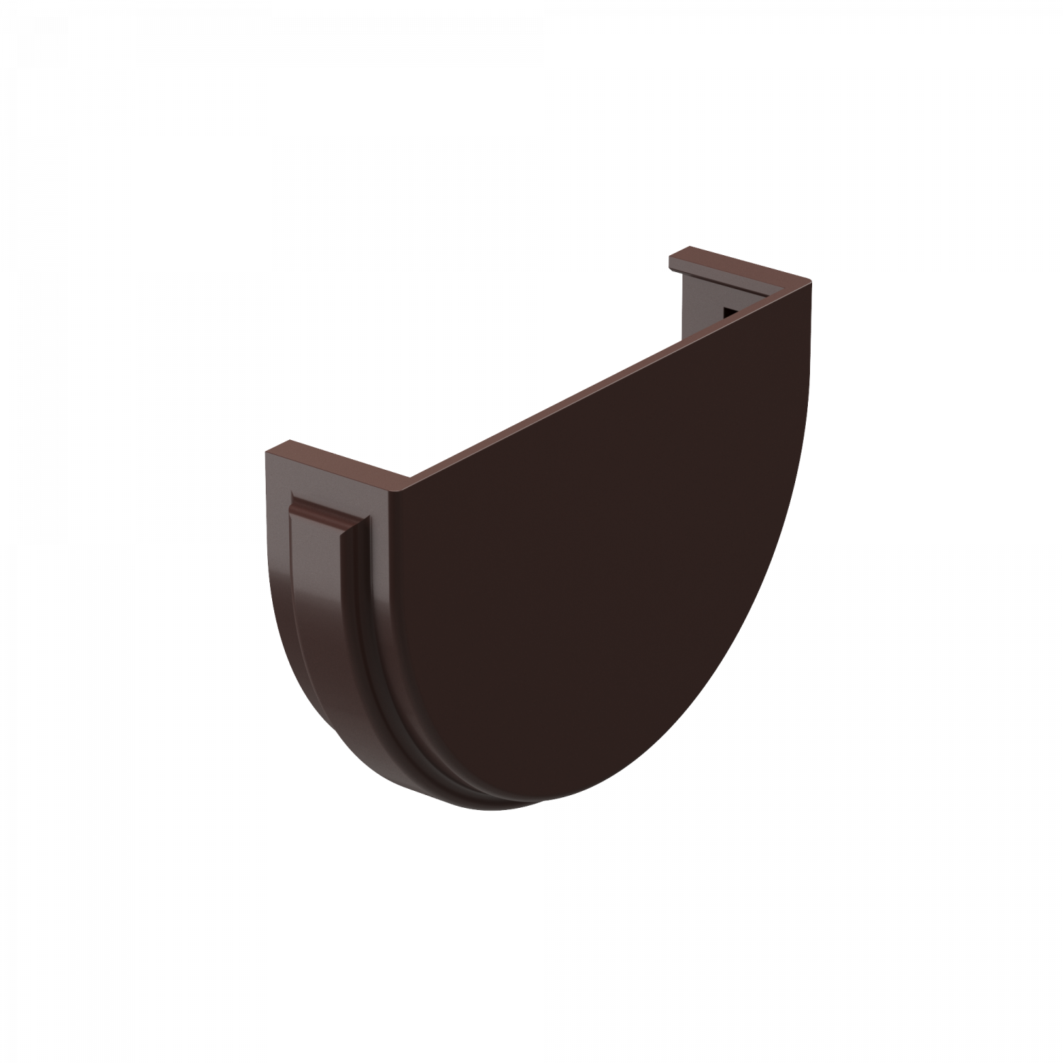 Заглушка желоба шоколад