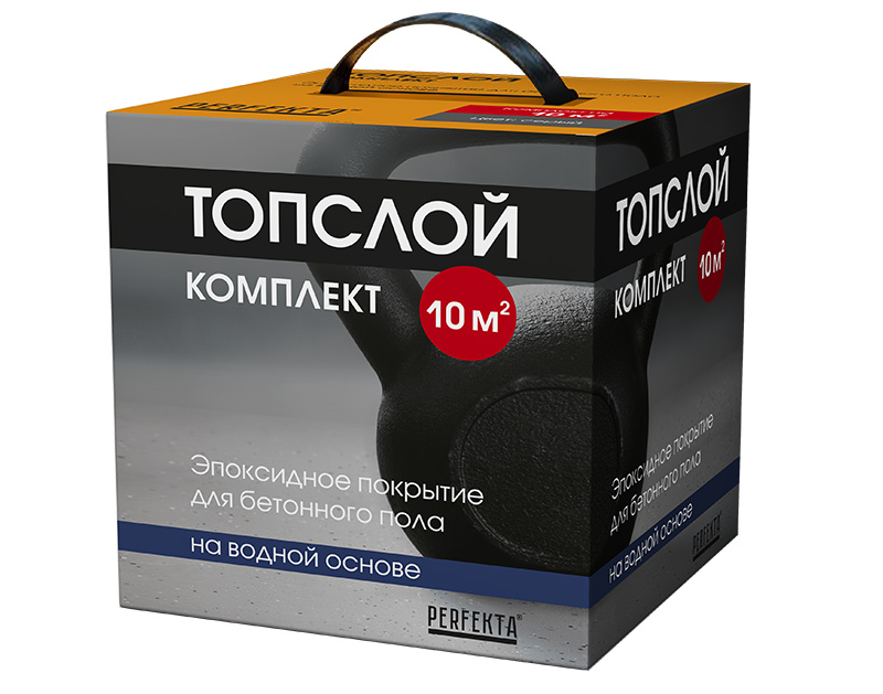 Эпоксидное-покрытие-для-бетонного-пола-на-водной-основе-Топслой-Комплект,-2,7-кг-PERFEKTA