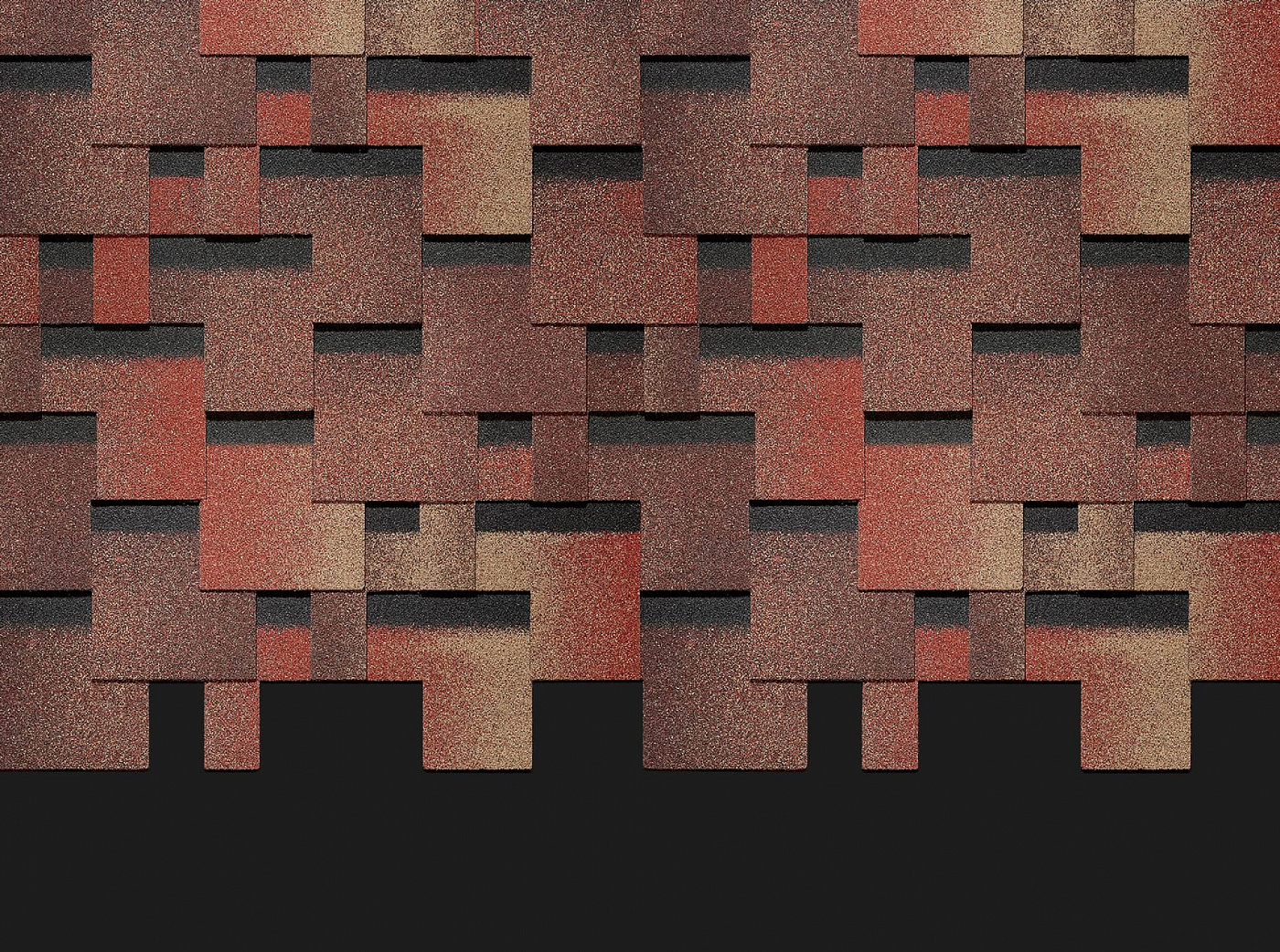 Гибкая черепица Döcke PIE, PREMIUM Генуя Мускат (3 м2)