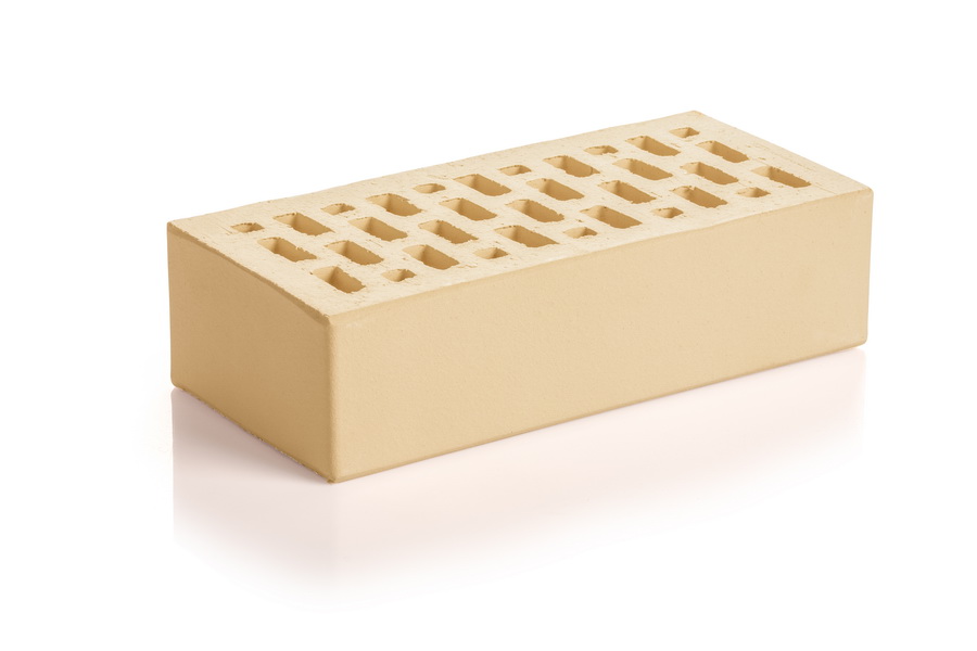 Клинкерный кирпич 1 НФ Белый Топаз Магма