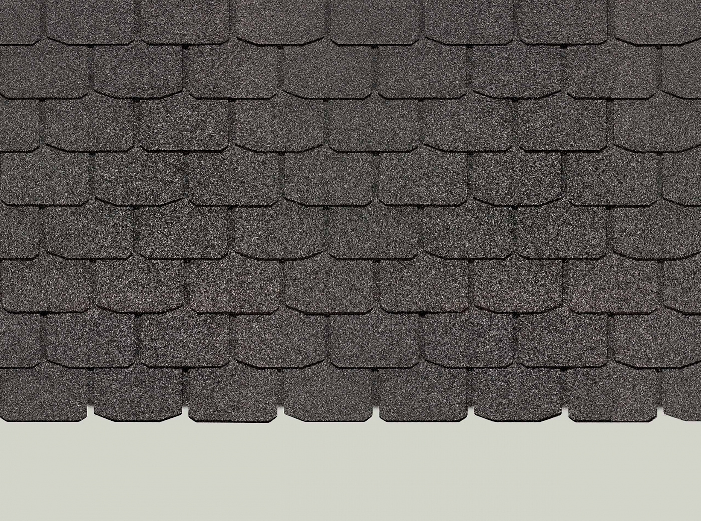 Гибкая черепица Döcke PIE, EUROPA Slate Серый (3,1 м2)