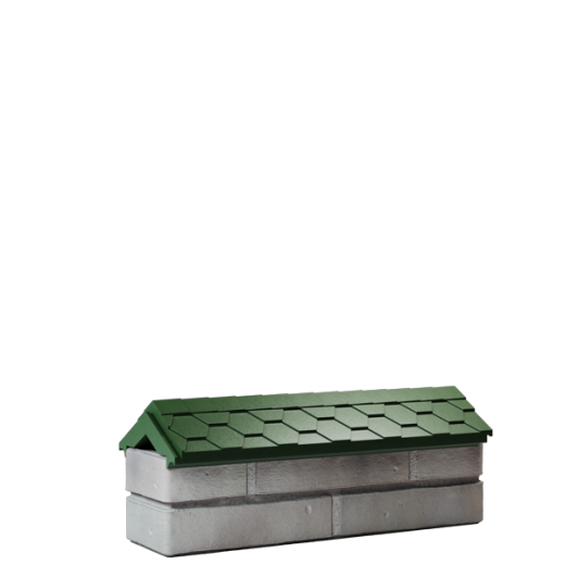 Парапет everest 500x180 зелённый