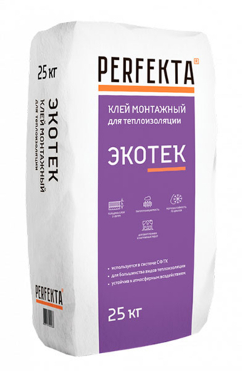 Клей-монтажный-для-теплоизоляции-Экотек-25-кг-PERFEKTA